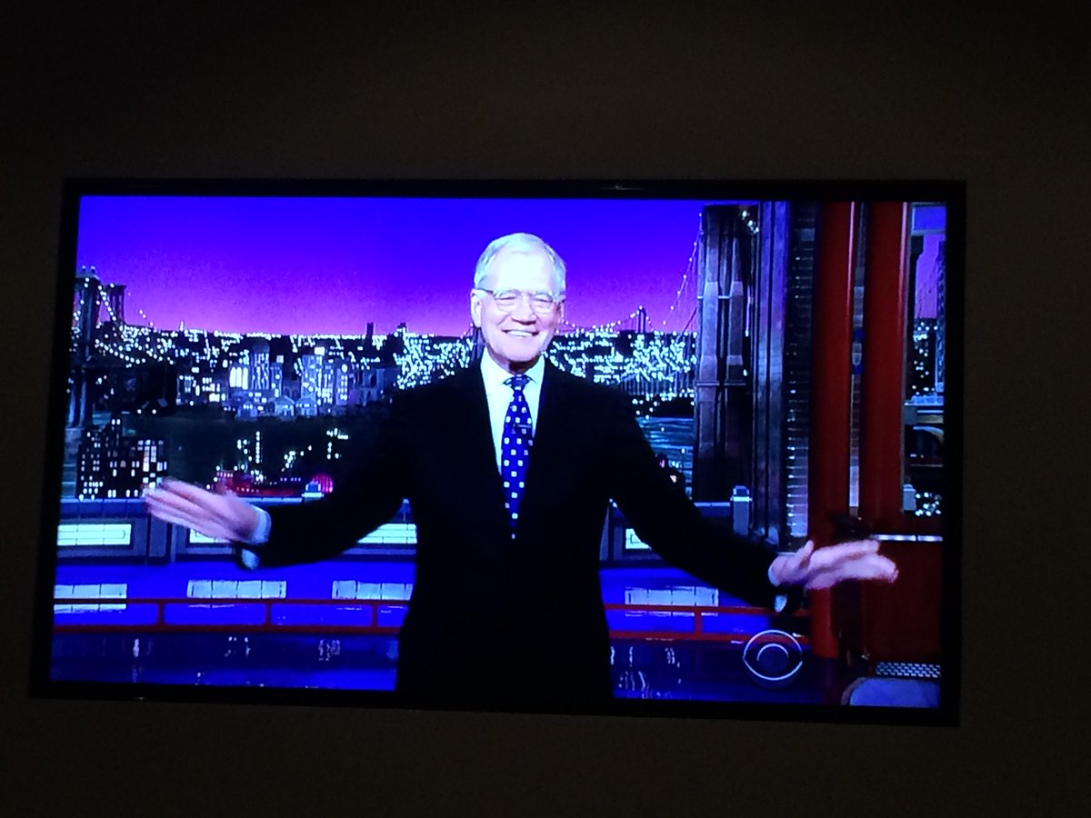 Firstladyoflove's tweet photo. Have loved @Letterman since I was 20… this is closure week. #closureweek http://t.co/PJMyG5WQfd