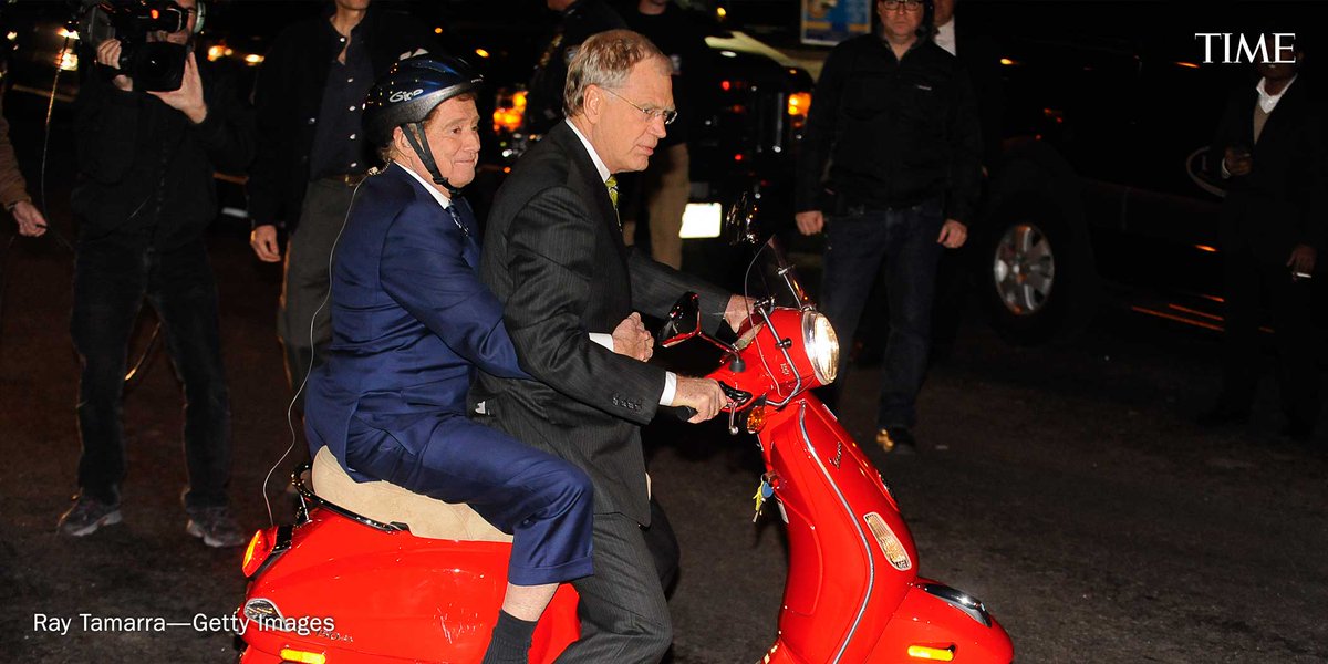 TIME's tweet photo. 9 Late Show guests remember their favorite David Letterman moments http://t.co/PUjCf6lmE4 http://t.co/9VBx24VKjA