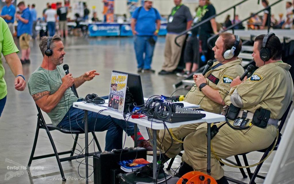 realchuckcarte's tweet photo. Interviewing @NicholasBrendon at #xconmb this past weekend. Epic interview with a super nice guy. http://t.co/3SGmN0tYMz