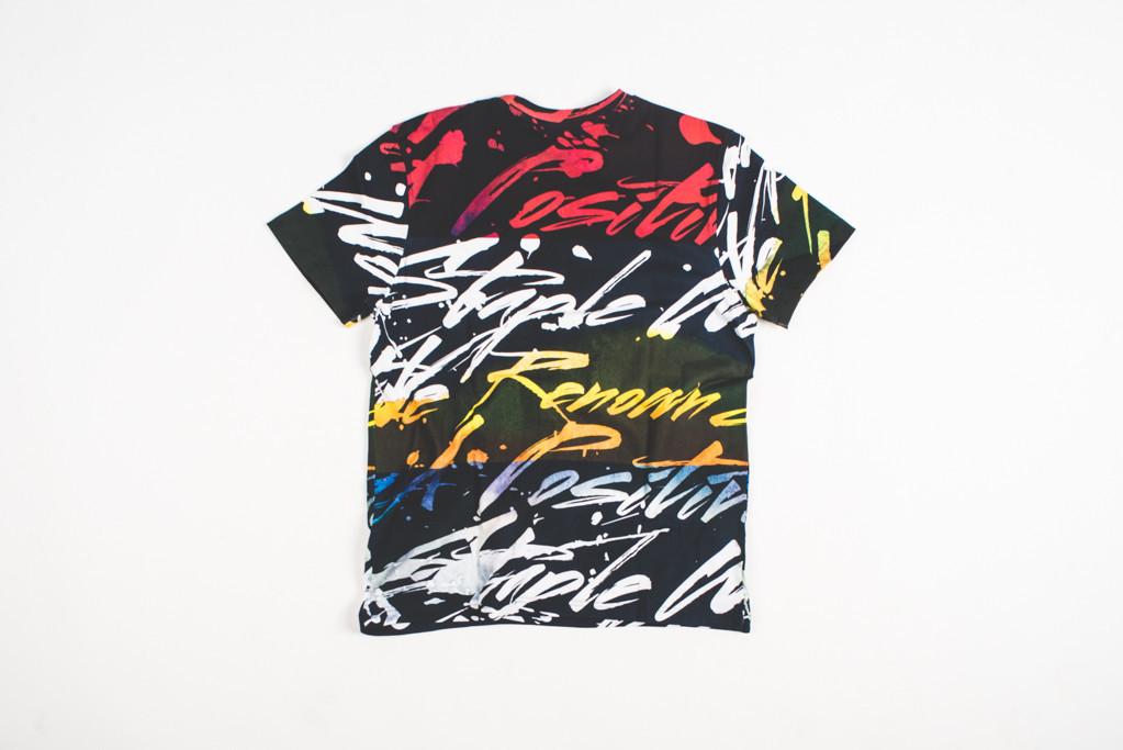 KarmaloopTV's tweet photo. .@staplepigeon reminds us to stay positive with this new tee. http://t.co/OuBpXWoXZq http://t.co/3Hn1DcAjxv