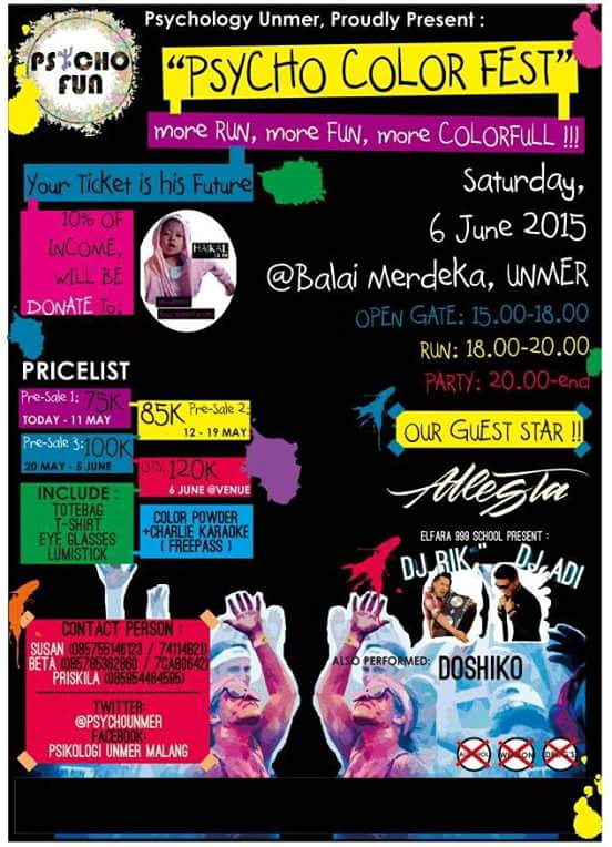 kitakemanacom's tweet photo. Today!! "Psycho Color Fest". So colorful and a lot of fun. Don't miss it>> http://t.co/jkALGOQsAl @PsychoUnmer http://t.co/tbUaho8fSX