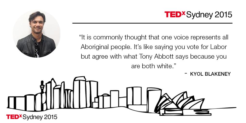 .<a href="/srcpresident/">Liam Donohoe</a> Kyol Blakeney on the representation of Aboriginal people #TEDxYouth #TEDxSydney