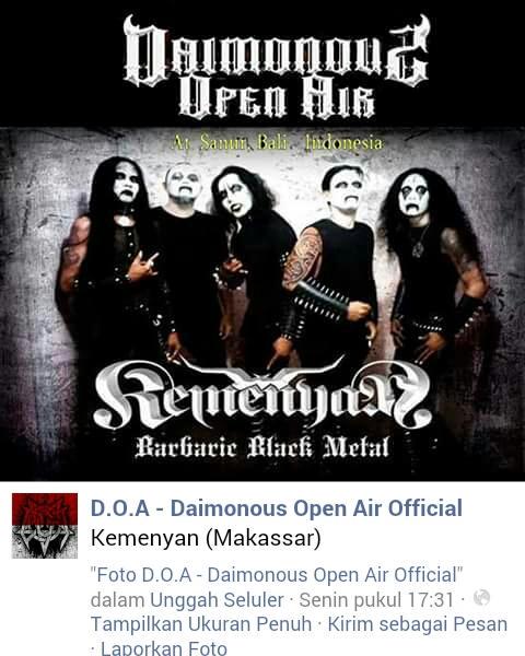 We Confirmate !!!

#HailSatan 
#DaimonousOpenAir