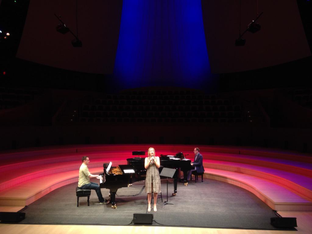 ClarkeThorell's tweet photo. gorgeous venue, with gorgeous talent, singing gorgeous music #lucky #stanfordlive #sondheim @TedSperling @BetsyWolfe http://t.co/JEJ3Mp3H66