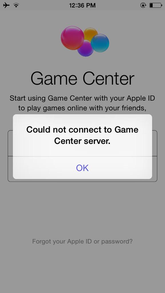 oLuymar12's tweet image. @applenws @AppStore  #UnableToConnect #GameCenter