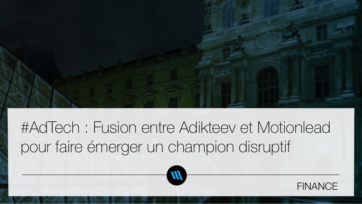 bymaddyness's tweet photo. #AdTech : Fusion entre @Adikteev et @motionlead pour faire émerger un champion disruptif http://t.co/oD2Gsddq71 http://t.co/TY4XV02IOY