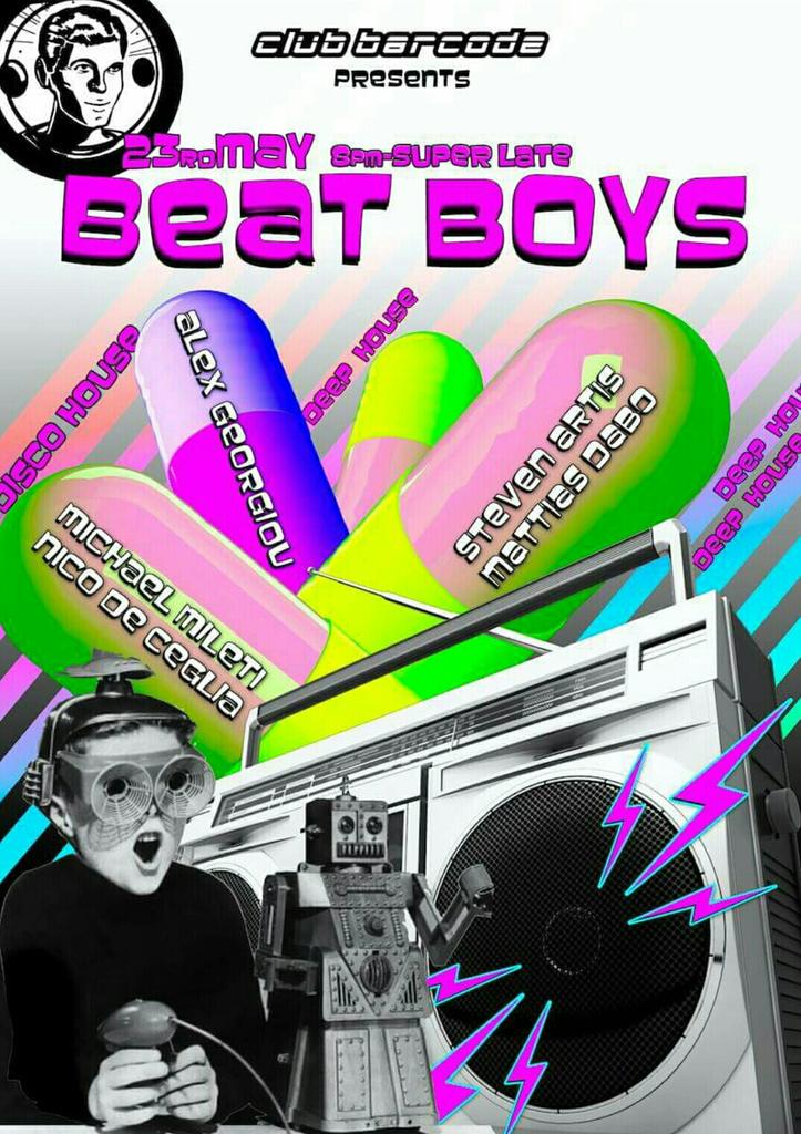 stevenartisUK's tweet photo. THIS SAT @ BARCODE "BEAT BOYS" Mattias Dabo/Alex Georgiou/@NicoDeCeglia @miletimichael @djstevenartis @BarcodeLondon http://t.co/0eoatmLWYS
