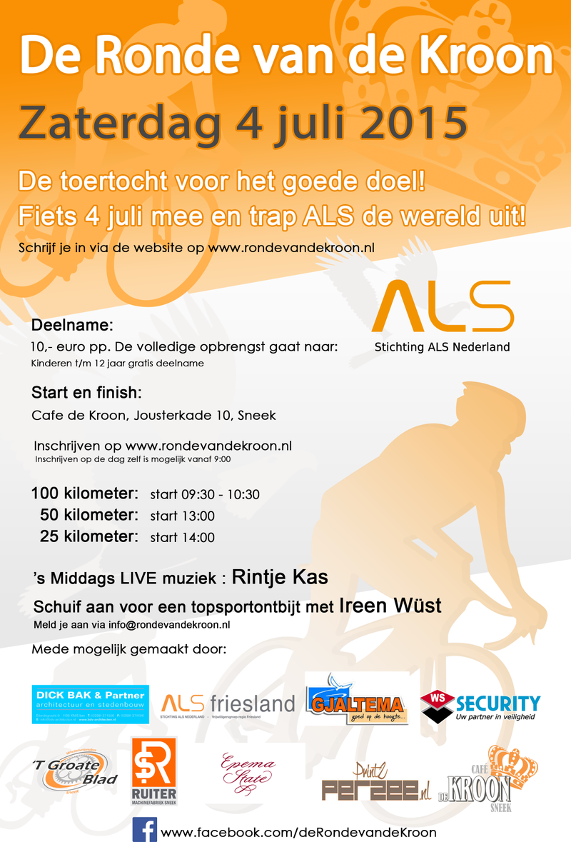 WVSnits's tweet photo. Trap 'ALS' de wereld uit, met de Ronde van de Kroon! http://t.co/1D54BDxzVf @RONDEvanSNEEK @DeIJsster @grootsneek http://t.co/uPfMmoF0rM