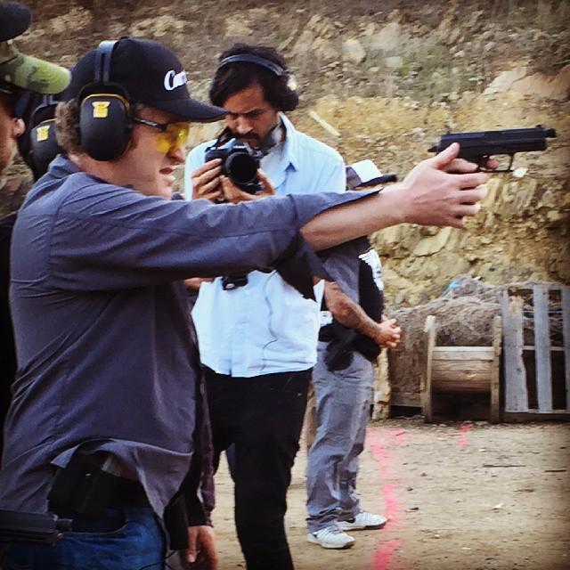 OzraeliAvi's tweet photo. Well done to @JohnSafran for giving #israelitacticalshooting a go!
#pointshooting #kravmaga #getontheIDFtrain http://t.co/dTkBT86DME
