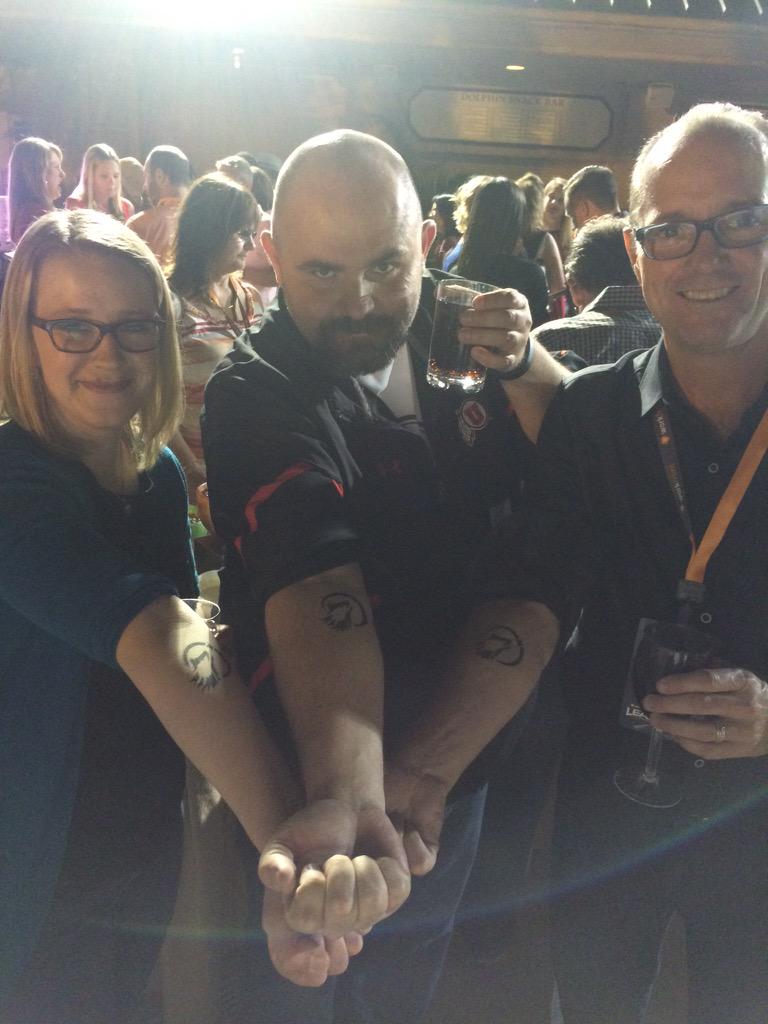 Paco_Belle's tweet photo. I just added two more people to my wolf pack in the desert together, in Las Vegas... #2015leap @hehurst @RaeDuplain http://t.co/1w8IMW64FD