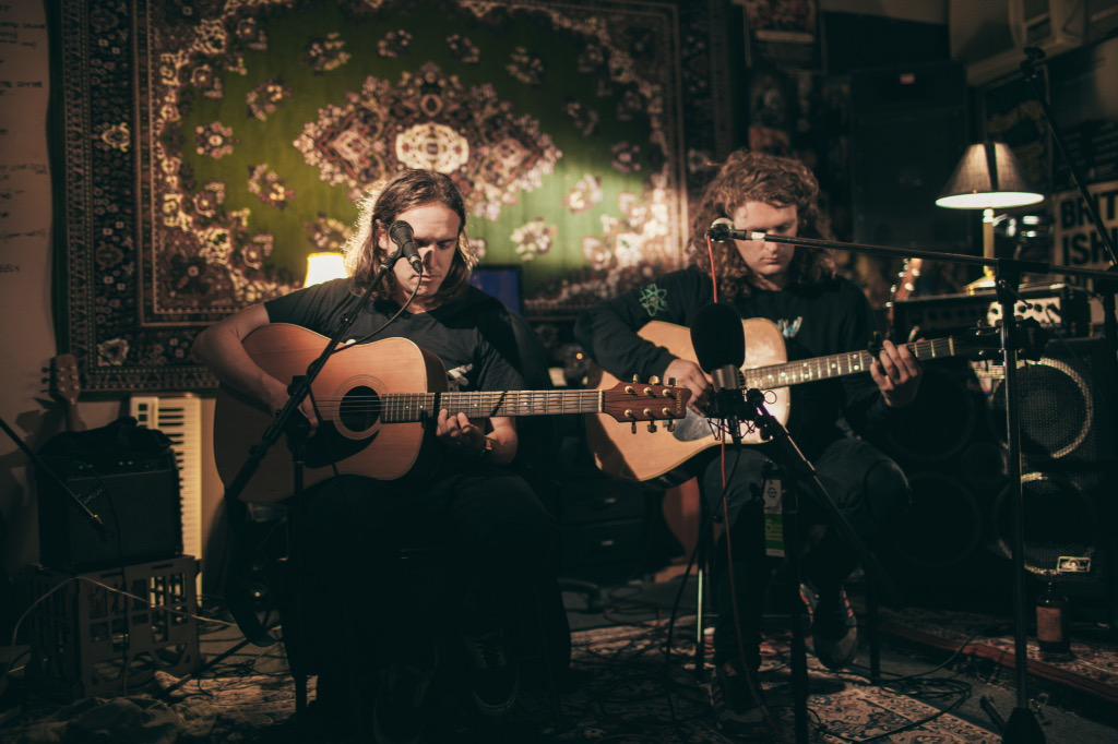 VIDEO PREMIERE: <a href="/British_India/">B.I</a> strip things back in this exclusive acoustic version of Angela mushroom.com/tv/british-ind…