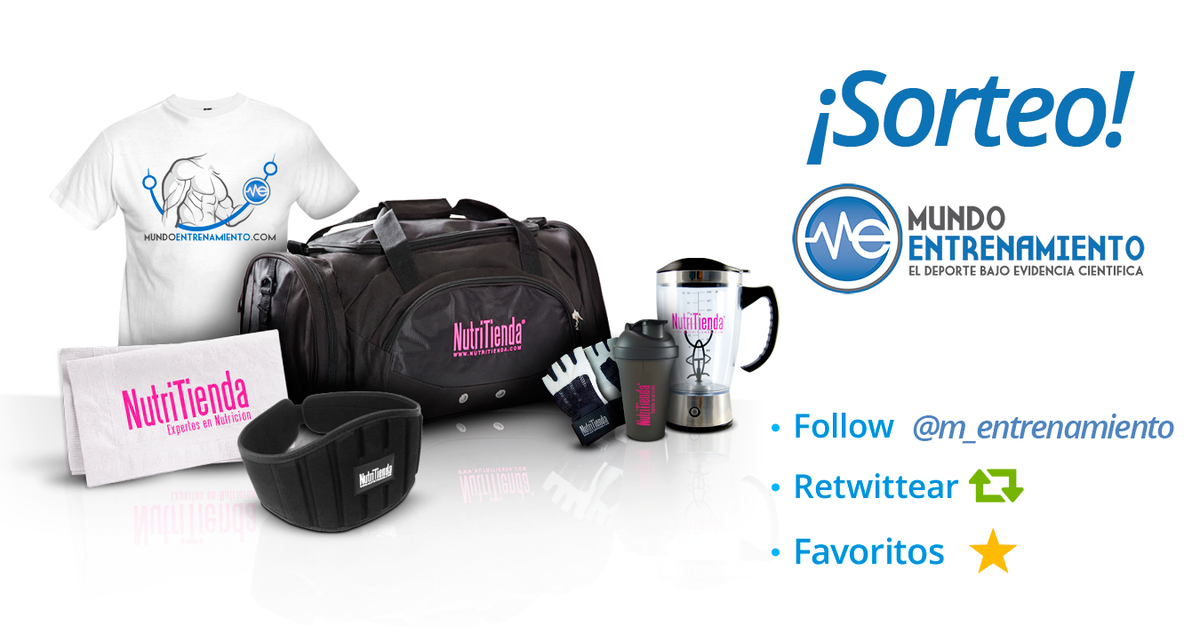 m_entrenamiento's tweet photo. Participa en el #sorteo de este fantástico lote de productos:
1. RT y FAV.
2. Sígue nuestra cuenta de twitter. http://t.co/dJzGzxclIz