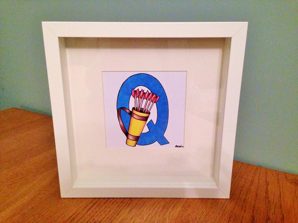 strawberrybecci's tweet photo. I made this! Contact me so I can bring your ideas to life! #handmade #art #baby #nursery #initial #Q #original http://t.co/1oeiQx1qUP