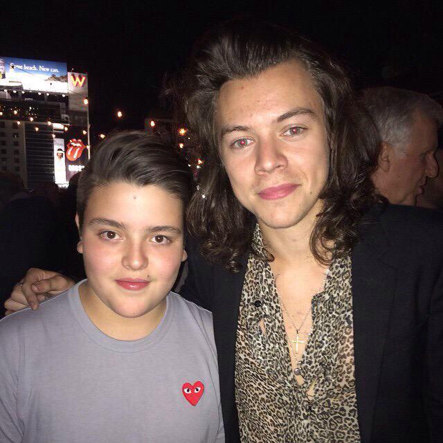 Shout out to this little lamb's parents for taking him to the <a href="/RollingStones/">The Rolling Stones</a> gig. Kudos on meeting <a href="/Harry_Styles/">Harry Styles.</a>