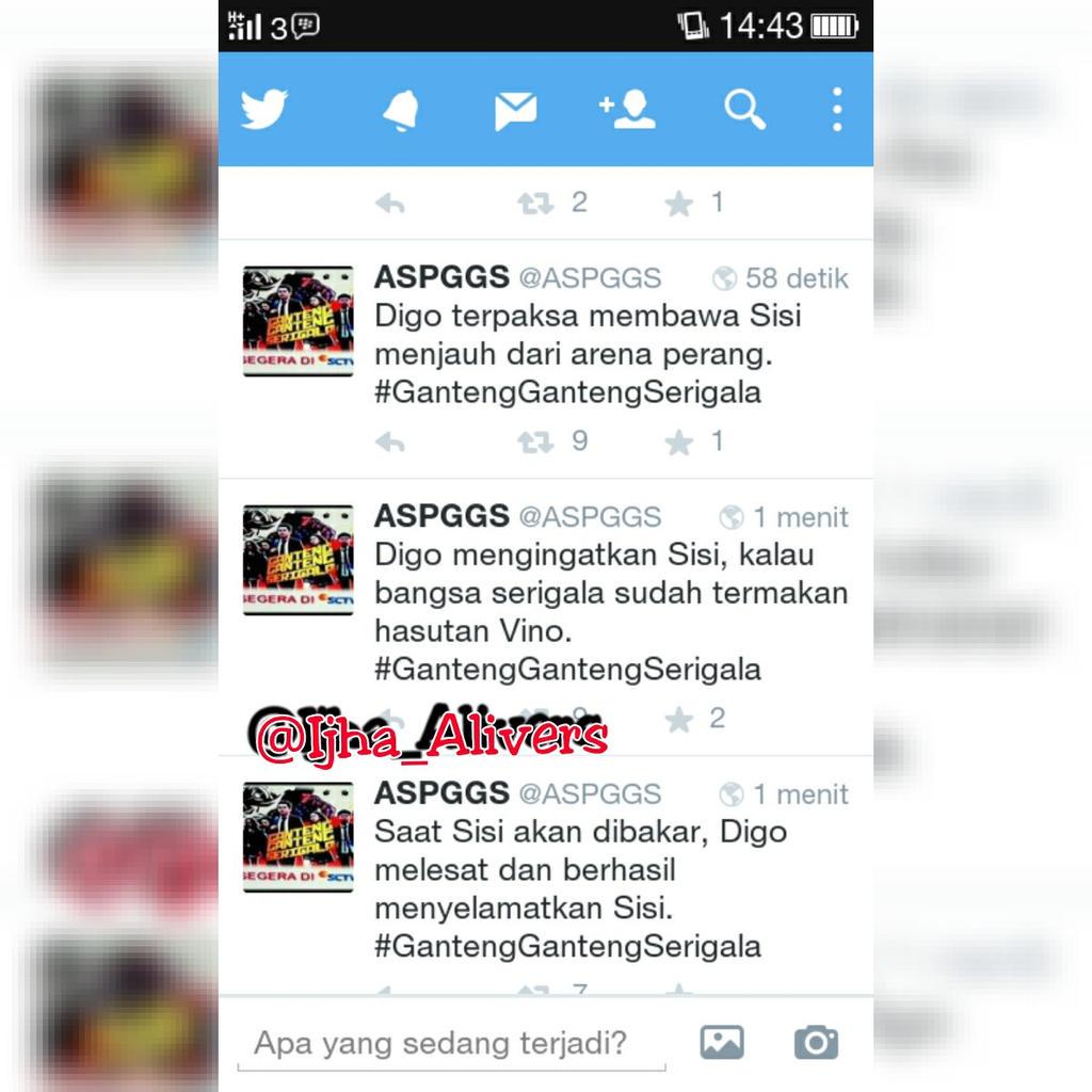 Ijha_Alivers's tweet photo. Clue GGS Tonigh Dont miss it.Semuanya Alur Scane DiSi. Semoga ini akhir dari Gegana Disi @ASPGGS #WelcomeBackDIGOSISI http://t.co/TIGUB2o9Yz