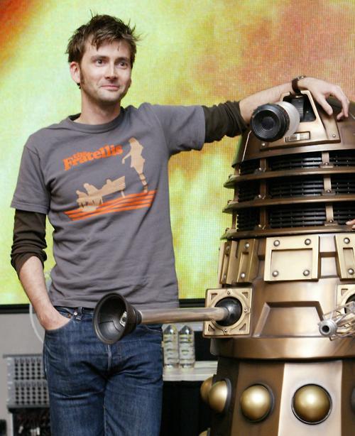 David_Tennant's tweet image. #DavidTennant Daily Photo!

David and a Dalek!

#DoctorWho