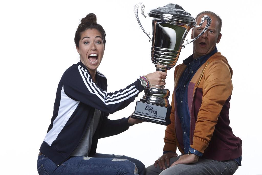 Vandaag komt @zappsportnl op bezoek. We gaan op een leuke manier de strijd aan tussen de jongens &amp; de meisjes
#zinin