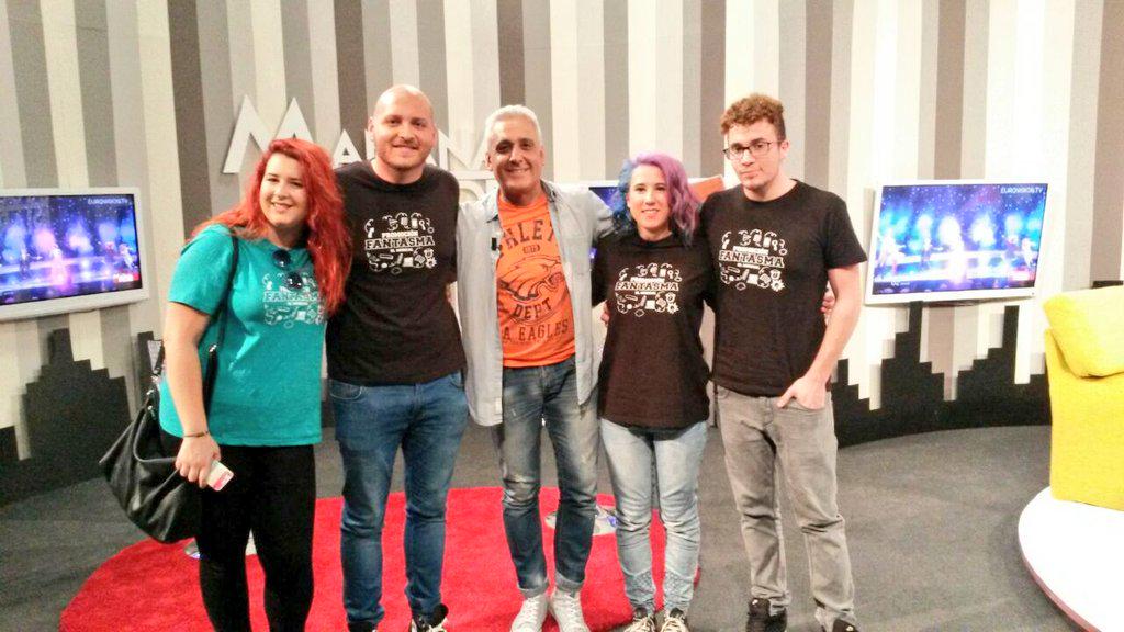 TeatroDelSoho's tweet photo. #PromocionFantasma @KabukiAsoc en #MañanaEsTarde con @EduardoBandera. ¡¡Viernes estreno!! #ViveTeatro http://t.co/YMwtZCRrWW