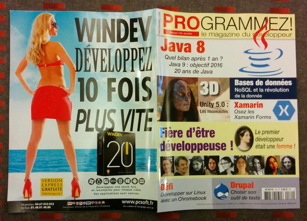 MousseDuPatron's tweet image. Fière de développer 10 fois plus vite avec mon cul #windev #programmez #ncrafts