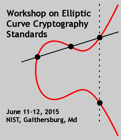 NIST's tweet image. Join us 6/11-6/12, for Elliptic Curve Cryptography Standards go.usa.gov/3936k #ellipticcurve  #ECCworkshop