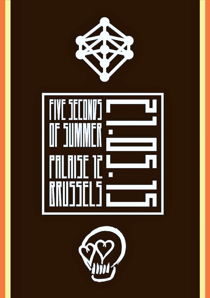 Ashton5SOS's tweet photo. BRUSSELS tonight, can't wait too rock out with you xx http://t.co/nYm4RaO6sr