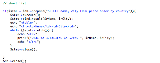 Modius22's tweet photo. change normal #php #mysql to #preparedStatements =) http://t.co/IKLuYD9FFd