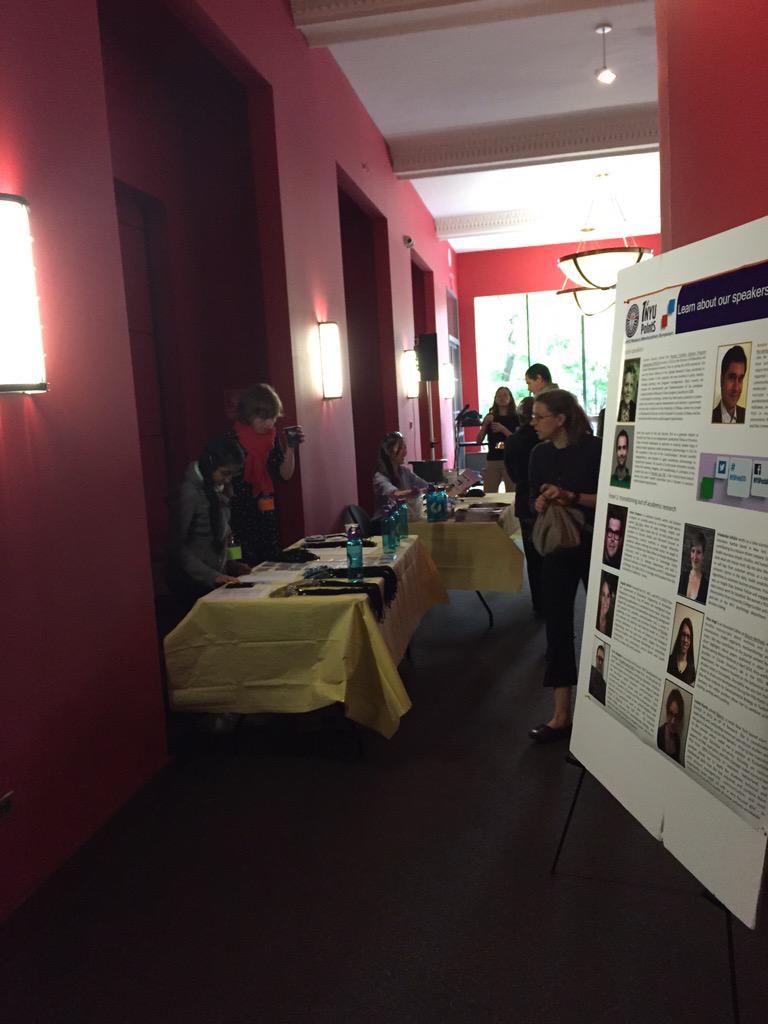 If you haven't registered for the  #nyupoints15, you can still register today at the welcome desk!