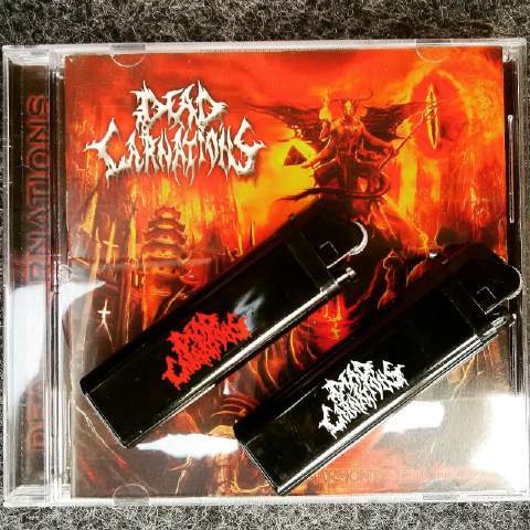 DEADCARNATIONS's tweet photo. Beli albumke3 kami skrng. #harmonyhelldecade .IDR 50 K. Bonus korek official kami :D hub 08988356205 @EVILMERCH http://t.co/jPwnMwB8jc