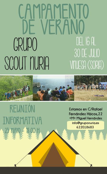 ¿Buscas un #campamento de #verano? Descubre el del Grupo Scout Nuria