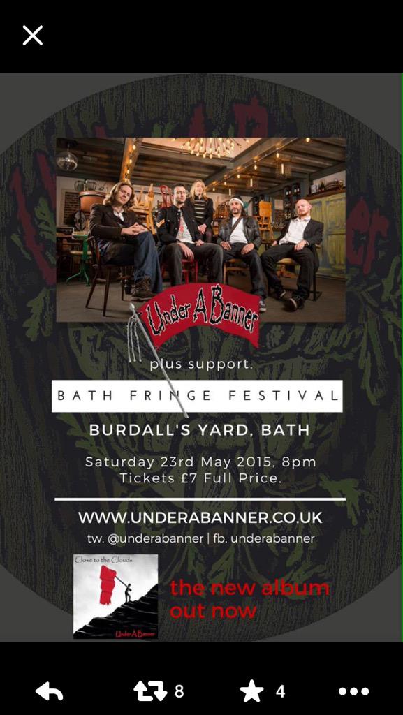 UnderaBannerGB's tweet photo. So this is happening on Saturday!!! Come along &amp; support the band @underabanner RT &amp; SHARE http://t.co/9u3iuXorKd