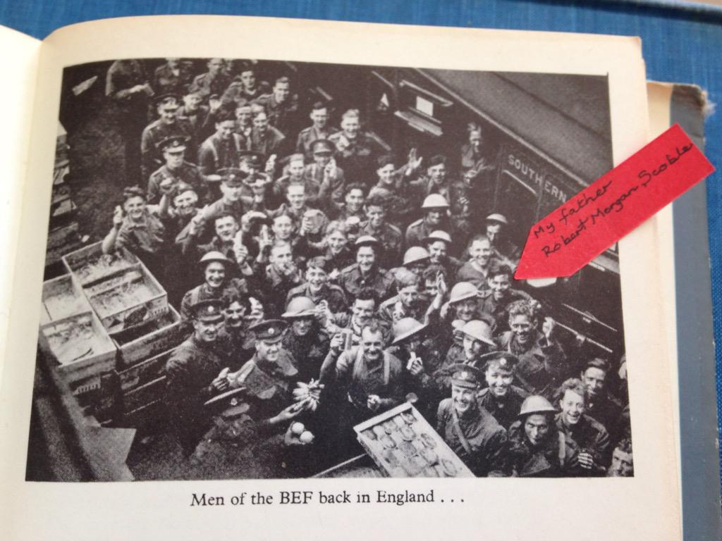 TeriAnneScoble's tweet photo. #Dunkirk75 Remembering my father - back from #dunkirk on #HMSMalcolm photo #theninedaysofdunkirk author #DavidDevine http://t.co/U4V6rWEqfy