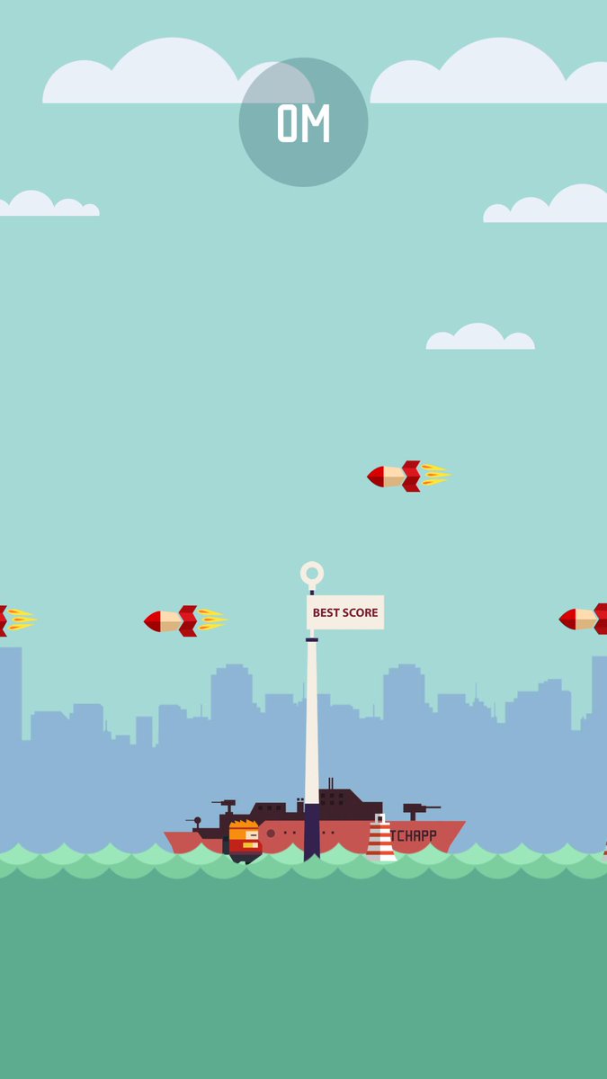 I ran 0M in #CaptainRocket, and I bet you can't beat me itunes.apple.com/app/captain-ro…