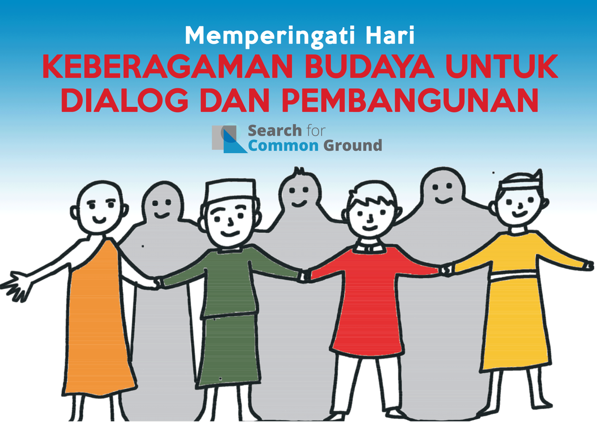 SFCG_Indonesia's tweet photo. Keberagaman adalah kekuatan kita. 

Selamat Hari Keberagaman Budaya untuk Dialog dan Pembangunan! http://t.co/WuCvZjMx9E