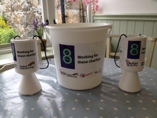 AtteHuskyteers's tweet photo. Our collection buckets have arrived. Please if you see them put some pennies in. Thank you http://t.co/7AhEM91Ezo