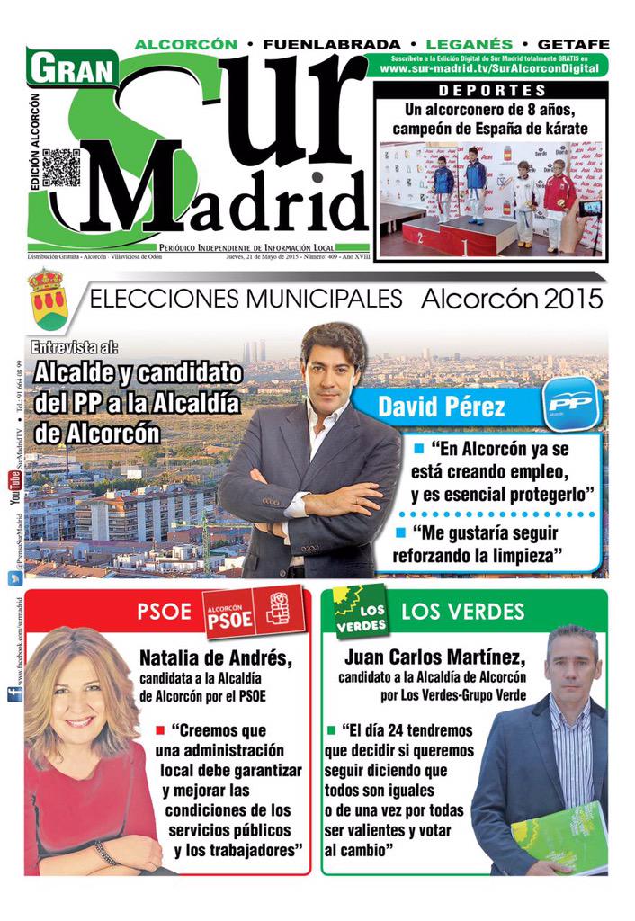 JuanCVerdeGV's tweet photo. Toda la prensa #Alcorcon recoge hoy como posible relevo dl Pp  a Verdes grupo Verde. #VotaVerde fin del bipartidismo http://t.co/Tv7gLa6gPK