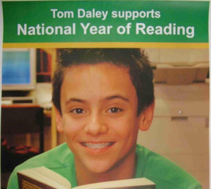 Happy Birthday to Tom Daley, born in 1994. Here he is celebrating reading with us back in 2008. 