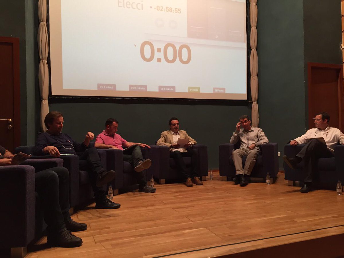 PP_Benissa's tweet photo. Debat de caps de llista a les eleccions municipals/Debate de cabezas de lista a las elecciones municipales http://t.co/Jmj219i4M6