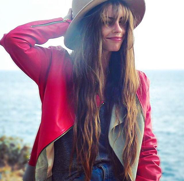 #Regram girl crush @katarakagura rocking our stand-out red biker jacket. Check her out on Instagram now!