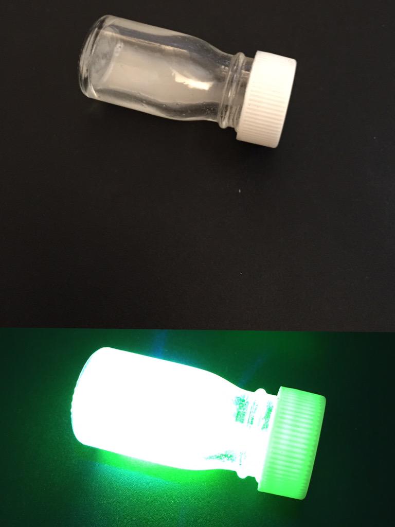 Smartwater under a detection light...we can track it back to a specific address or item. #smartwater #kps #police 👮🔦🚔