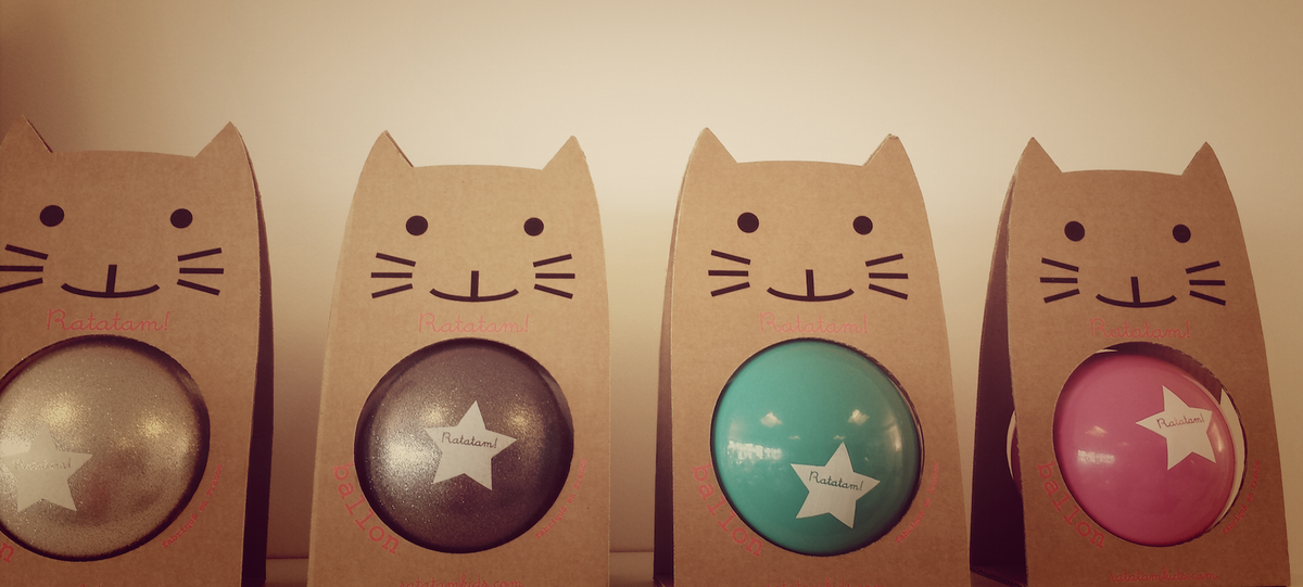 Petit, grand, flashy ou à paillettes....il y en a pour tous les goûts avec nos nouveaux ballons RATATAM !