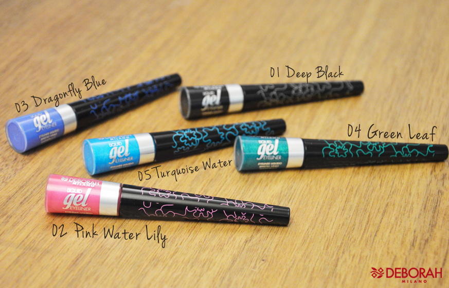 DeborahMilano's tweet photo. Quale tra i 5 colori di #LIQUIDGELEYELINER della nuova #WaterEffectCollection siete curiose di provare? ;) http://t.co/M5hOOhsJ62