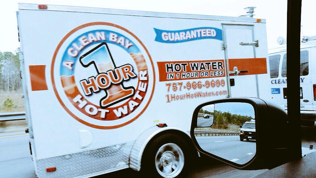 We're #onthejob this morning! Contact us for all your #waterheater needs! 1hourhotwater.com #plumbing