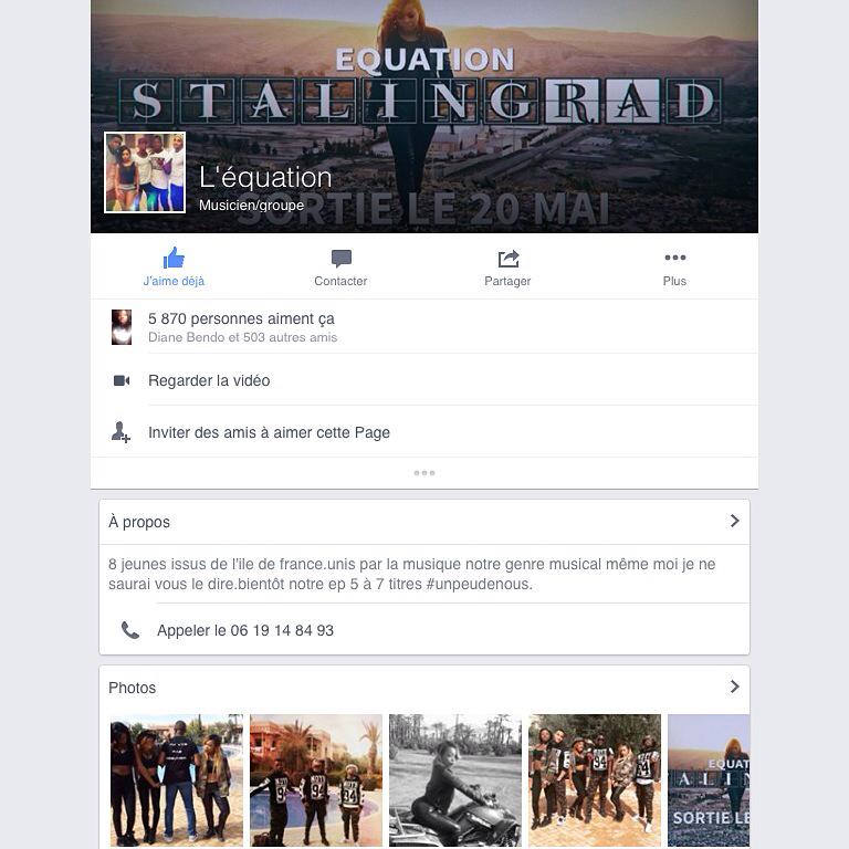 equation75000's tweet photo. Ne Perds pas une seconde abonne toi a Notre fan Page pour ne pas rater notre nouveau clip #Stalingrad #TeamProbo http://t.co/Dao7BHglZN