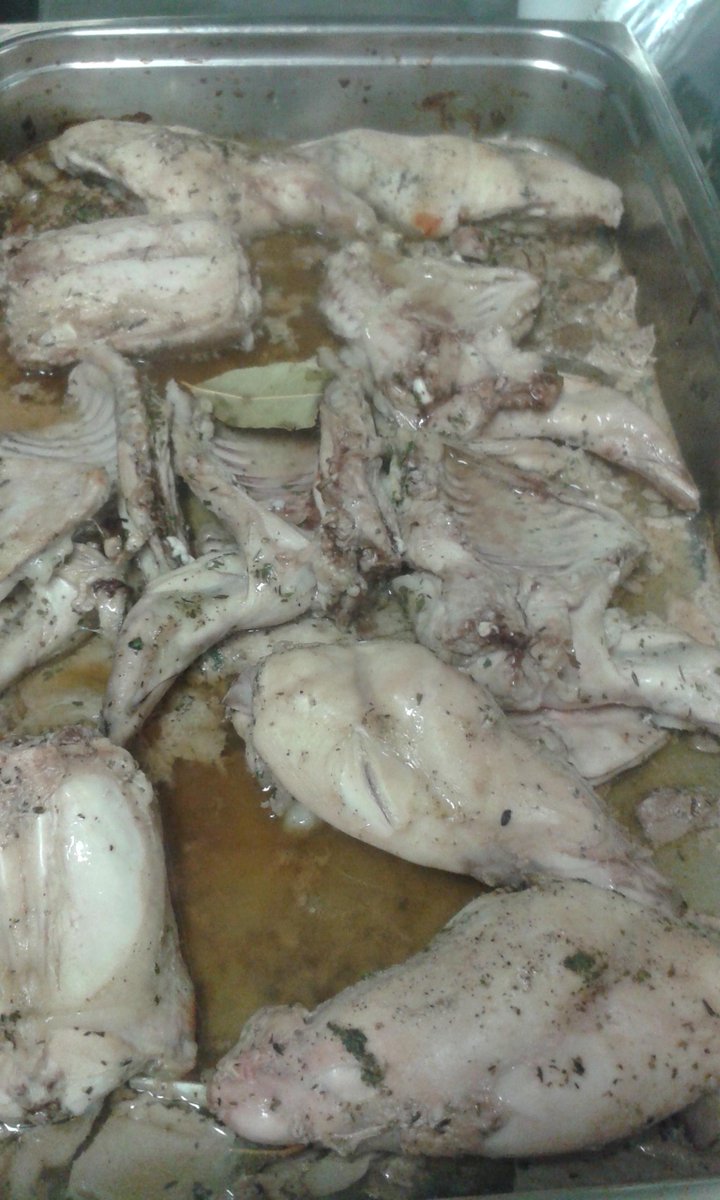 DUNSDELI's tweet photo. Today's special. Rabbit in white wine and herbs http://t.co/uqGVqrACIC