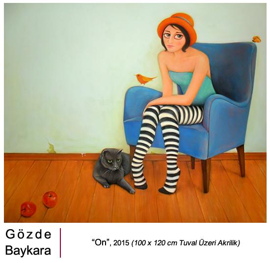 Gözde Baykara: "İsimsiz-On "100x120 Tuval Üzerine Akrilik" #art #painting #GözdeBaykara <a href="/izmirdesanat/">İzmir'de Sanat</a> @sanartizm