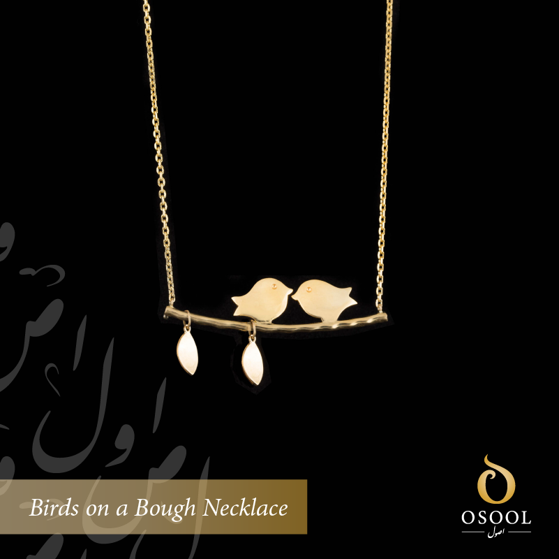 OsoolStore's tweet photo. Birds on a bough necklace, you can really see the amazing craftsmanship in this piece. #osool #puregold http://t.co/nuoeRj2Ly2