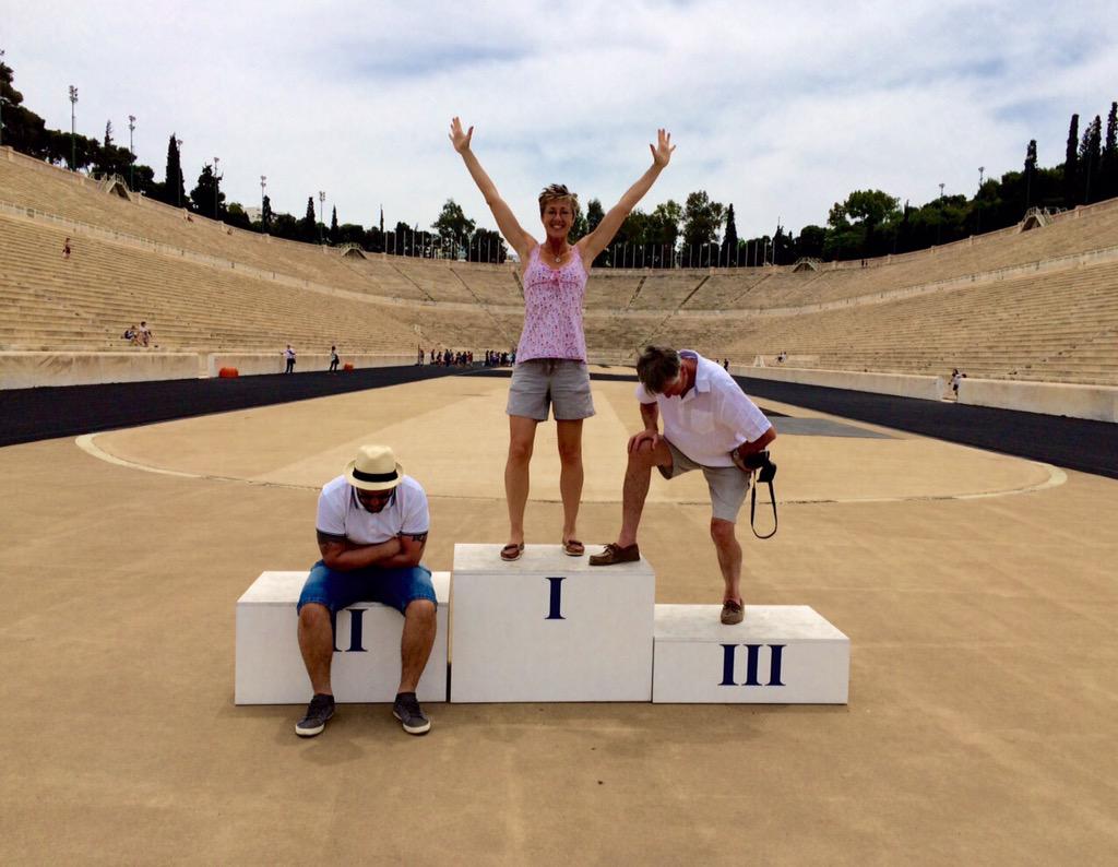 The home of the modern Olympics! #Athens2015 #UoWSport