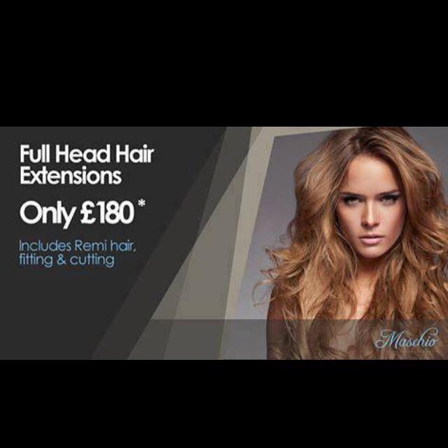 maschiosalons's tweet photo. Full head of extensions and fitting only £90!Glam yourself up for the bank holiday!Call to book now on 0113 242 0725 http://t.co/4R1TO6J78F