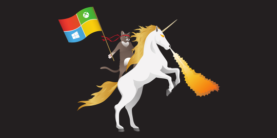 TechNetUK's tweet photo. Grab a Ninja Cat riding a Fire-breathing Unicorn sticker with our #LearningatWorkWeek comp! http://t.co/C76tC0UlLZ http://t.co/qzQZoRyTLH