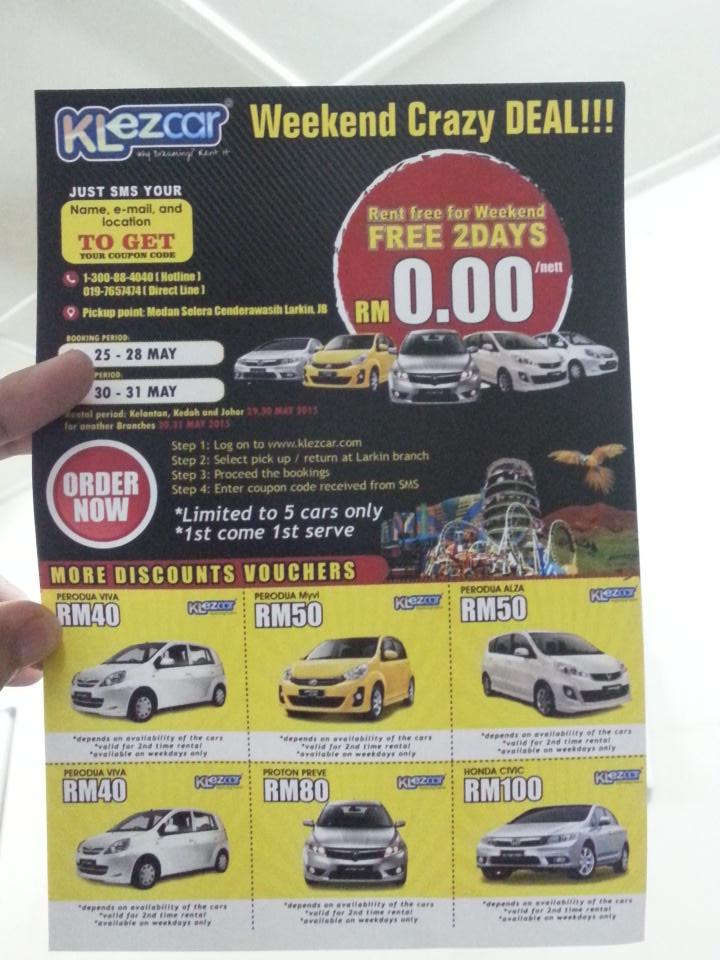 sewa kereta pulau pangkor